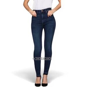 AYR The Rise High Rise Skinny Jeans Psychic City Dark Wash Denim Size 24